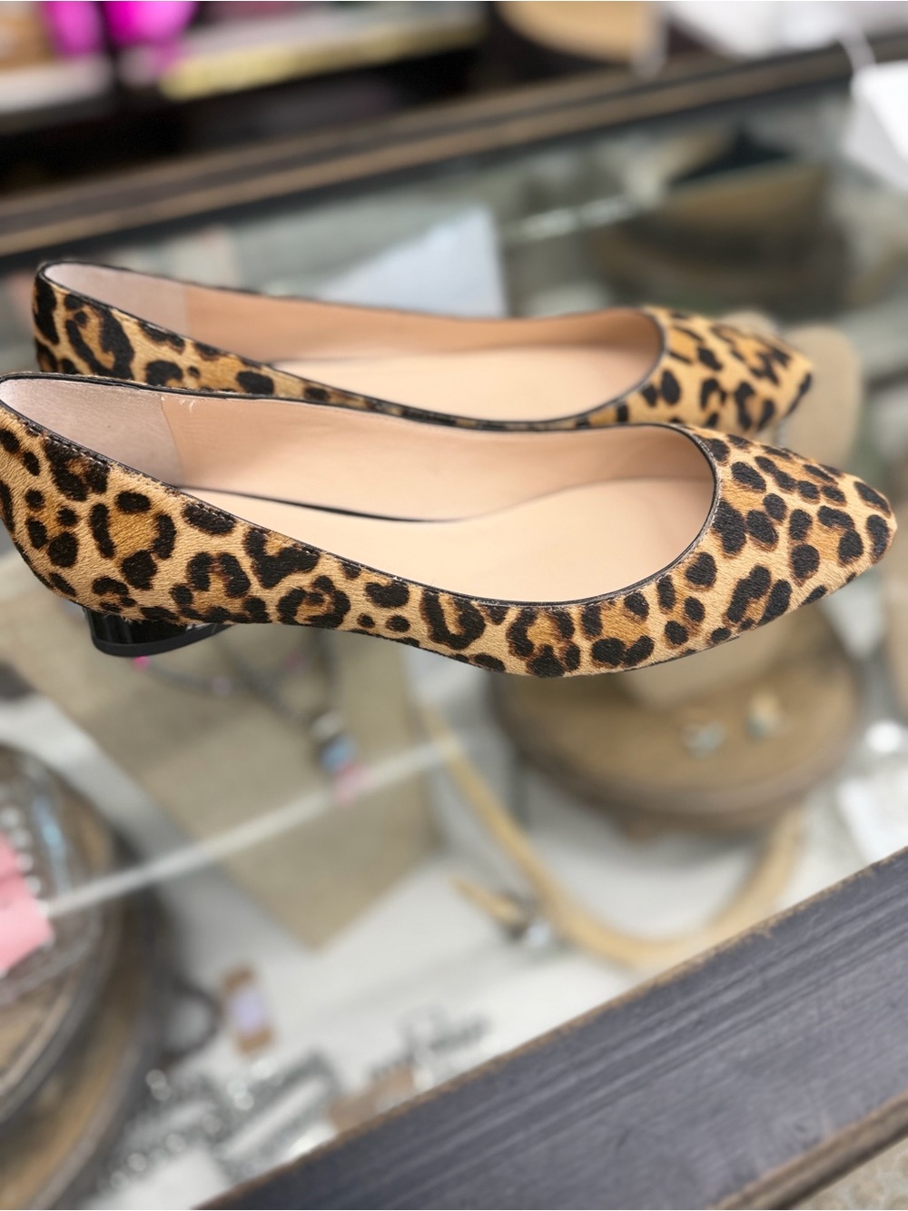 kate spade Leopard Print Ballet Flats - Tan & Black - Picture 3 of 6